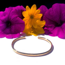Load image into Gallery viewer, Gold Cuff Bracelet - Personalized - 10 Gauge