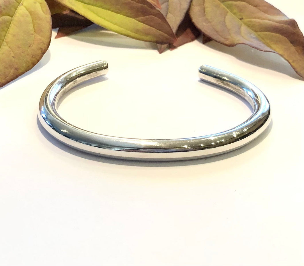 Thickest Solid Sterling Silver Cuff Bracelet - 6.55mm - The Chuck -