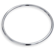 Load image into Gallery viewer, Sterling Silver Bangle Bracelet, Oval Bangle, Stacking Bracelet, Unique Gift, Custom Jewelry, Solid Silver Bangle, Handmade Jewelry, Gift
