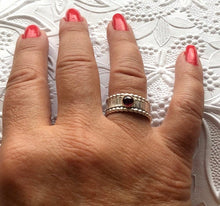 Load image into Gallery viewer, Red Garnet Ring Set
