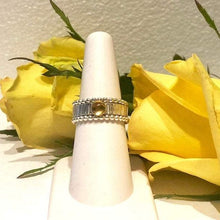 Load image into Gallery viewer, Citrine and Gold Ring Set
