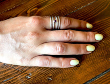 Load image into Gallery viewer, Garnet Sterling Silver Wrap Ring
