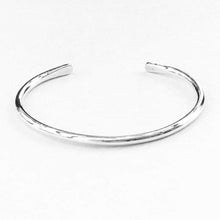 Load image into Gallery viewer, Polished Sterling Unisex Cuff Bracelet - 2.6mm Round
