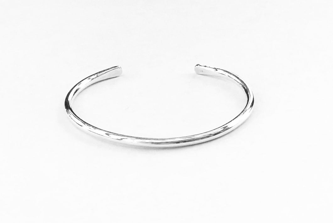 Polished Solid Sterling Silver Cuff - 2.6 mm