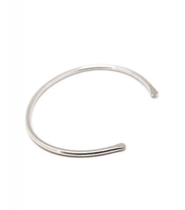 Polished Solid Sterling Silver Cuff - 2.6 mm