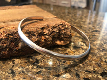 Load image into Gallery viewer, Men&#39;s Thick Solid Sterling Silver Cuff Bracelet - 5.2 mm
