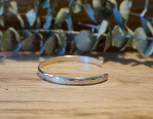 Load image into Gallery viewer, Heavy Solid Sterling Silver Cuff Bracelet - 6mm Wide
