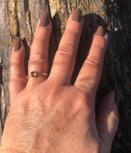 Load image into Gallery viewer, Citrine and Gold Solitaire Ring
