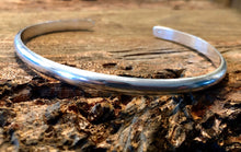 Load image into Gallery viewer, Men&#39;s Thick Solid Sterling Silver Cuff Bracelet - 5.2 mm
