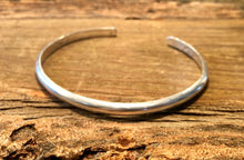 Load image into Gallery viewer, Thick Solid Sterling Silver Cuff Bracelet - 5.2mm Wide
