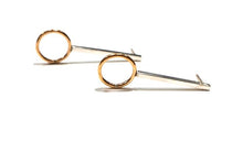 Load image into Gallery viewer, Modern Sterling Silver and Gold Earrings
