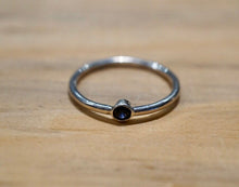 Load image into Gallery viewer, Genuine Gemstone Solitaire Ring - Pick your Gemstone
