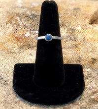 Load image into Gallery viewer, Sterling Silver Lapis Solitaire Ring
