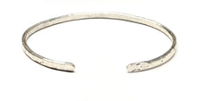 Load image into Gallery viewer, Matte Textured Sterling Silver Cuff Bracelet
