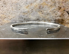 Load image into Gallery viewer, Sterling Silver Matt Cuff Bracelet - 10 Gauge
