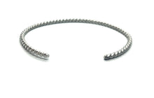 Load image into Gallery viewer, Twisted 925 Sterling Silver Matte Bracelet - 3mm Wide
