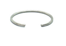 Load image into Gallery viewer, Solid Sterling Silver Matte Cuff Bracelet - 3mm Round
