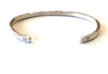 Load image into Gallery viewer, Thick Silver Mat Cuff Bracelet, Personalization Available - 4.2mm Wide
