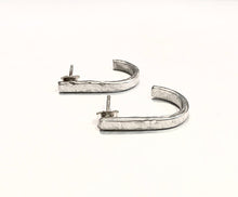Load image into Gallery viewer, Open Hoop Sterling Silver Earrings

