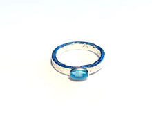Load image into Gallery viewer, Natural Swiss Blue Topaz Ring Set
