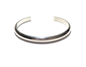 Thick Solid Sterling Silver Cuff Bracelet - 5.2mm