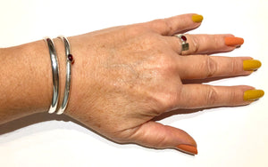 Thick Solid Sterling Silver Cuff Bracelet - 5.2mm