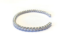 Load image into Gallery viewer, Heavy Sterling Silver Twisted Cuff Bracelet - 4.1mm Wide
