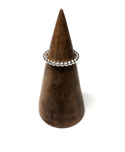 Load image into Gallery viewer, Sterling Silver Ring - Beaded Style
