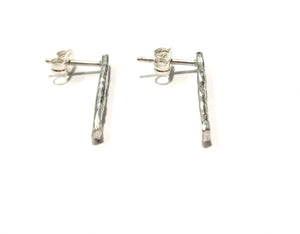 Sterling Silver Bar Earrings