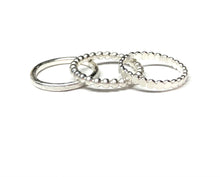 Load image into Gallery viewer, Sterling Silver Ring Set
