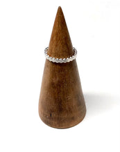 Load image into Gallery viewer, Sterling Silver Ring, Dainty Flat Bead

