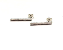 Load image into Gallery viewer, Sterling Silver Bar Earrings
