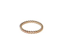 Load image into Gallery viewer, Gold Aquamarine Ring Set
