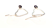 Load image into Gallery viewer, In Love Earrings - Genuine Garnets
