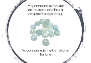 Aquamarine Serenity Ring