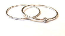 Load image into Gallery viewer, Stacking Sterling Silver Bangle Set
