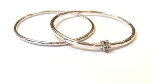 Stacking Sterling Silver Bangle Set