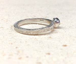 Aquamarine Serenity Ring