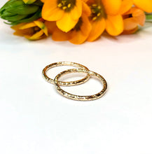 Load image into Gallery viewer, Slim Textured Gold Ring
