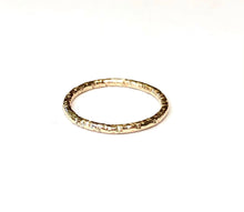 Load image into Gallery viewer, Slim Textured Gold Ring
