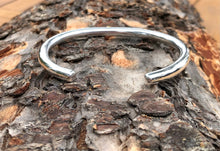 Load image into Gallery viewer, Heavy Solid Sterling Silver Cuff-  5mm Thick
