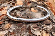 Load image into Gallery viewer, Heavy Solid Sterling Silver Cuff-  5mm Thick
