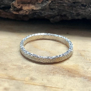 Sparkly Ring Set - One Gold and One Sterling Silver