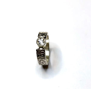 Natural Topaz Ring Set