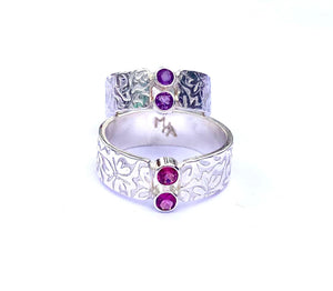 Custom Natural Gemstone Ring - Pick your Gemstone