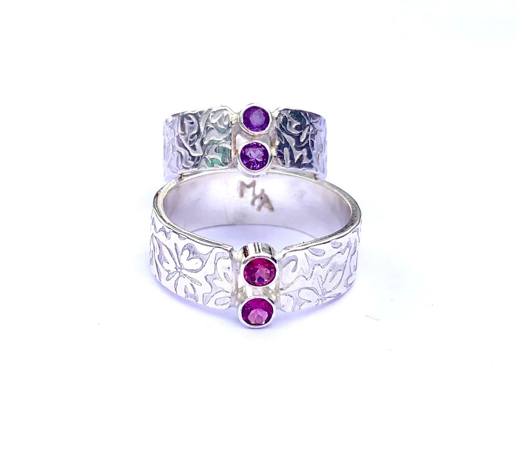 Custom Natural Gemstone Ring - Pick your Gemstone