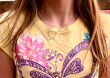 Load image into Gallery viewer, Open Heart Sterling Silver Necklace
