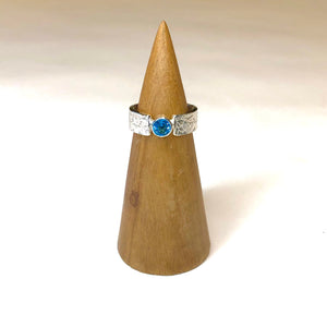 Genuine Blue Topaz Ring