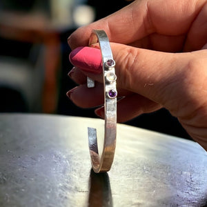 Sterling Silver Gemstone Bracelet