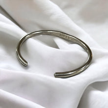 Load image into Gallery viewer, Sterling Silver Hammered Cuff Bracelet
